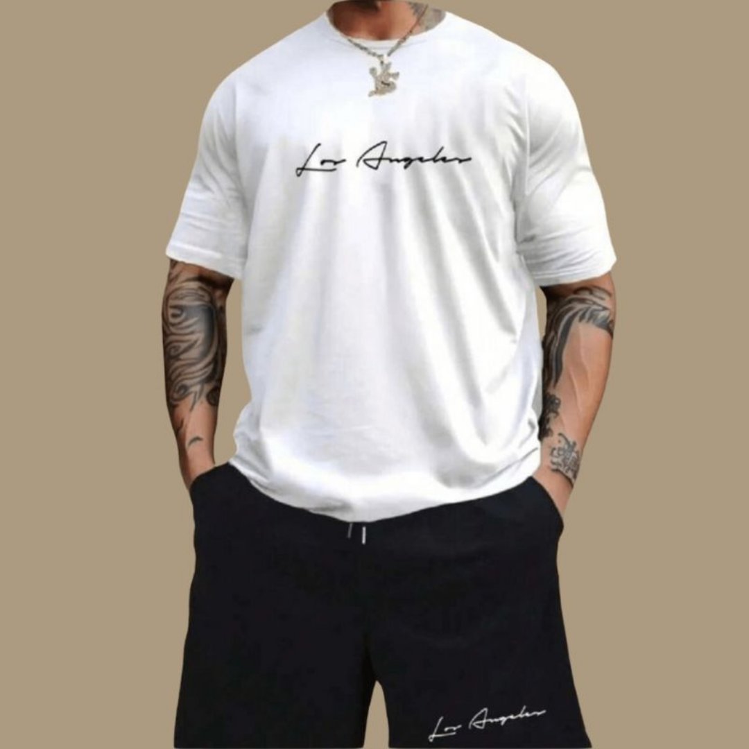 Herren-Set Los Angeles - T-Shirt und Shorts