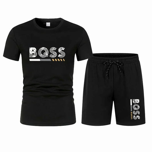 Herren Sommer Sportset - 2-teilig in Weiß